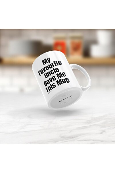 NASAQ Stuff4 Funny Birthday Mug "My Favourite Uncle Gave Me This Mug" - 11oz Ceramic