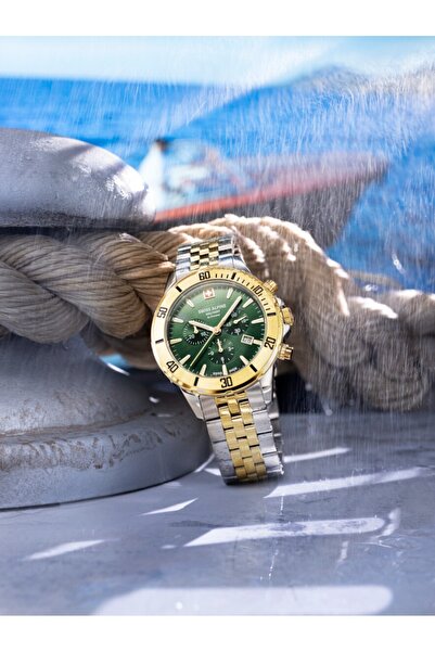 Swiss Alpine Military Mens Watch Swiss Military 7024.9144, Quartz, 44mm, 10ATM