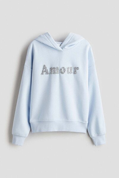 H&M Oversized motif-detail hoodie