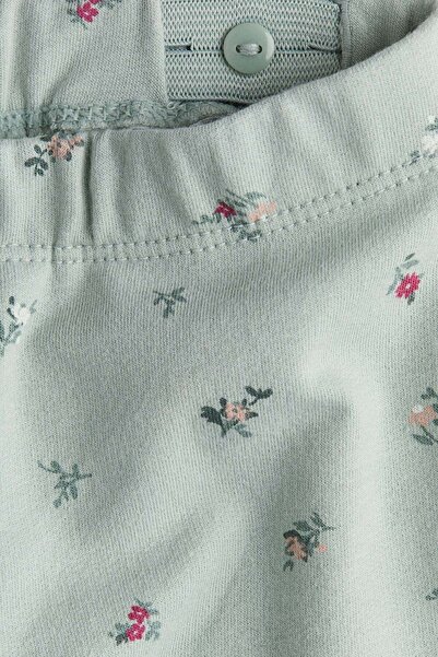 H&M Printed brushed-inside leggings