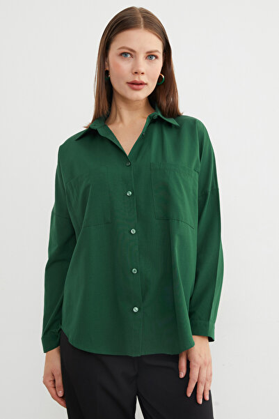 Fulla Moda Basic Double Pocket Shirt