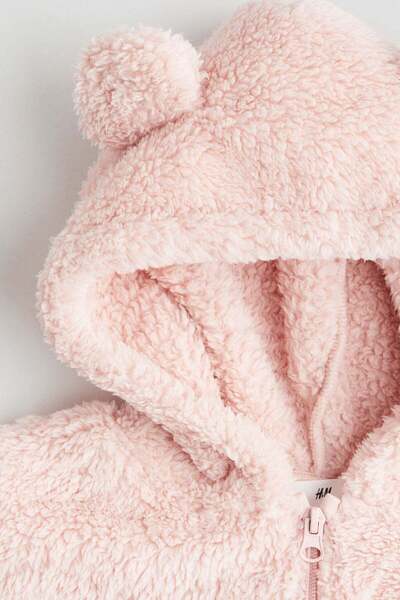 H&M Teddy zip-through hoodie