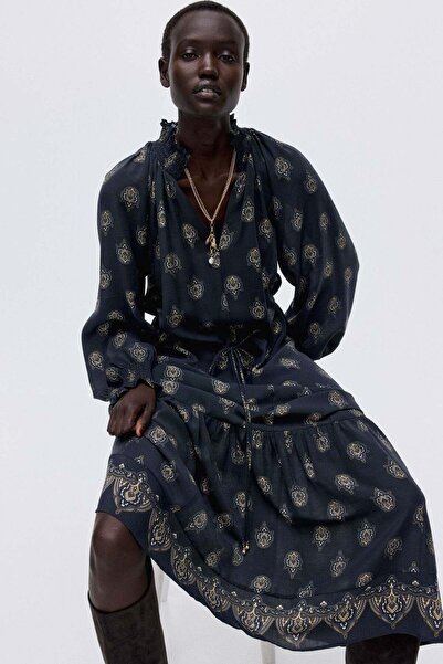 H&M Smocked-detail dress