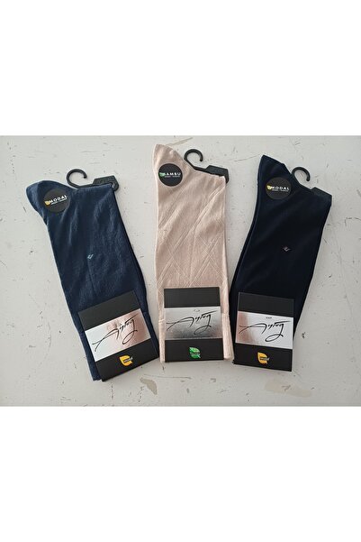 AYTUĞ SOCKS Aytuğ Bamboo Seamless Men's Socks - Pack of 2 - Assorted