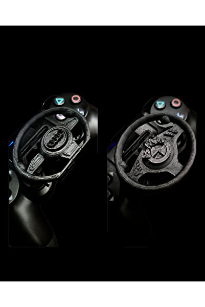 Salıncak Ps4 Oyun Kolu İçin AUDI ve BMW Mini Direksiyon Seti 2 ADET SİYAH ( Pratik Kullanım Tam Ölçü )