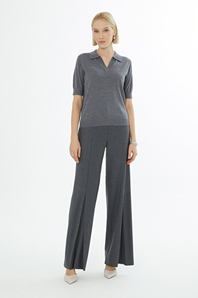 GİZİA Düşük Omuzlu Triko Kazak