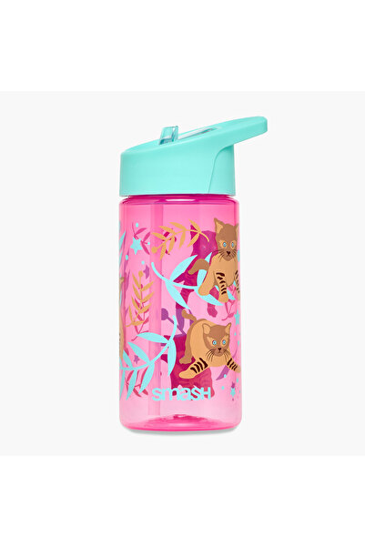 Smash Animal Print Polypropylene Water Bottle with Sipper – 450 ml