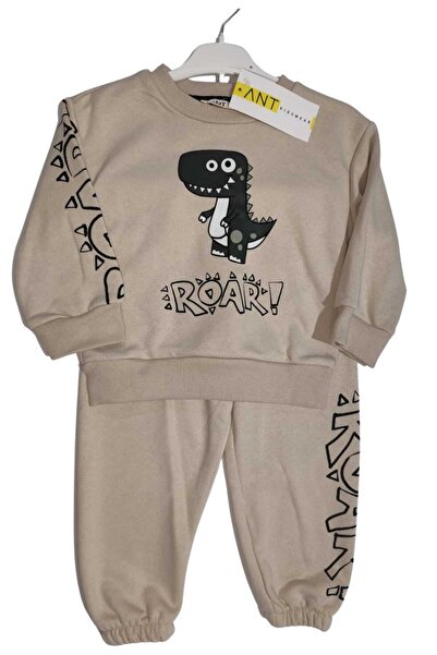 aydınlar bebe Set de trening Dino Roar cu imprimeu pentru băieți – 3 fire, fă...