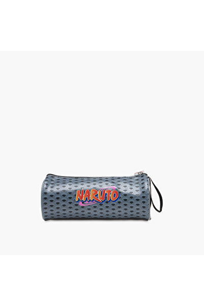 TV TOKYO Naruto Print Pencil Pouch with Zip Closure