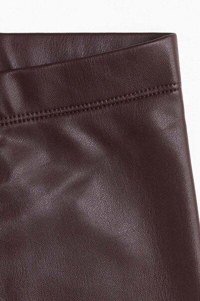 H&M بنطال جلد صناعي