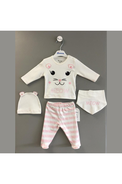 Blueberry Blueberry Cat Model 4-Piece Set
