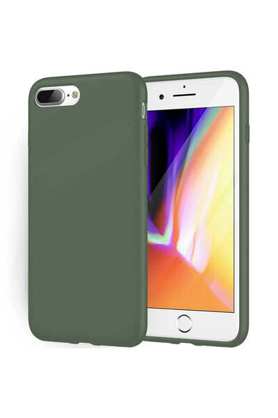 Casey Studios Husa Silicon iPhone 7 Plus/8 Plus, cu Microfibra, Slim, de Prot...