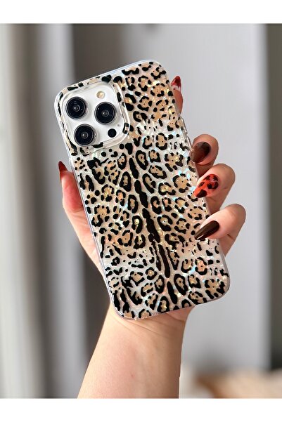 MİRAZ TASARIM حافظة آيفون 16 برو بنمط الفهد2