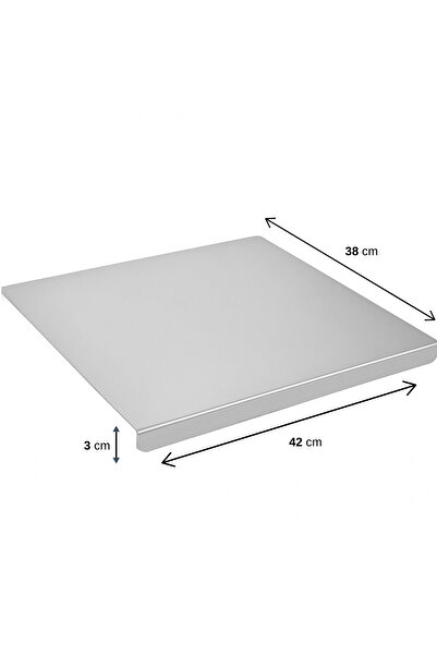 Orvila Countertop Twisted Metal Kneading Cutting and Chopping Board – Stainless Steel, Hygienic
