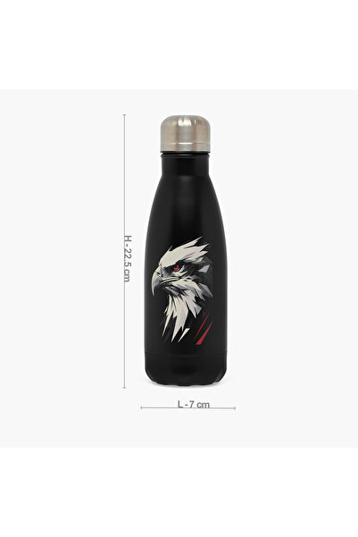 Juniors Animal Print Stainless Steel Water Bottle with BPA-Free – 500 ml