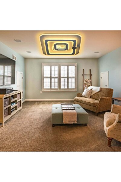 RFAN LED Chandelier, Model 811-2, with Remote Control, 3 Light Types, 240W, White