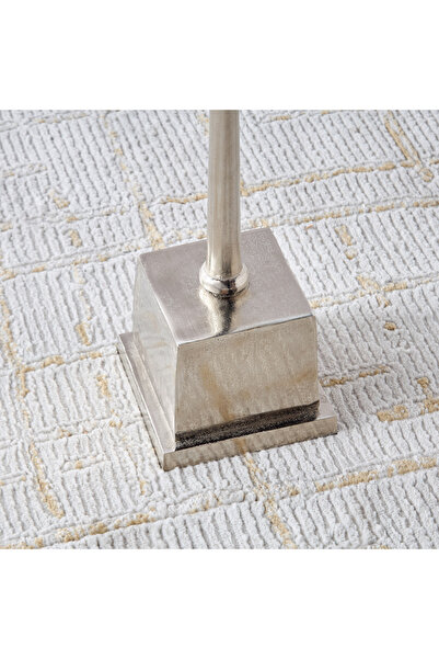 Lifestyle Marble Top Accent Table - 30x55 cms