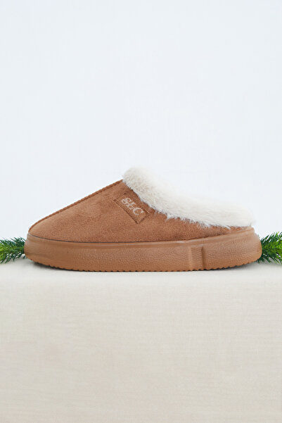 Fulla Moda Παντόφλες σπιτιού με γούνα στο εσωτερικό