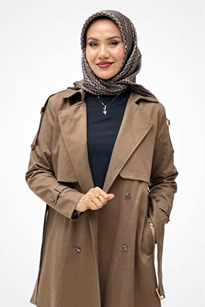 çınar özkan Omuz Apolet Detaylı Trenç 2260