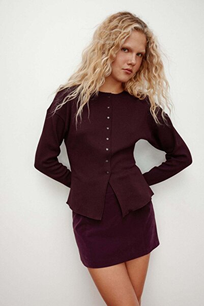 H&M Textured-knit cardigan