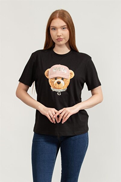 Guess Teddy Women's Active Regular Fit T-Shirt