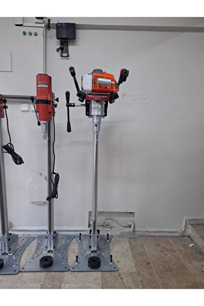 İst Tek KAROT EL SONDAJ MAKİNESİ REDÜKTÖRLÜ SEHPALI 5,5 HP 5 MT SET