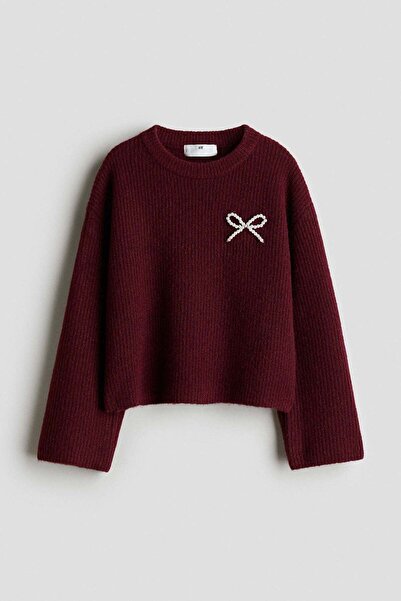 H&M Rhinestone-embellished jumper