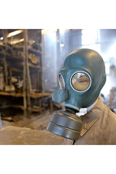 kho military design Ww2 Alman Luftschutz VM-34 Gaz Maskesi+Filitre