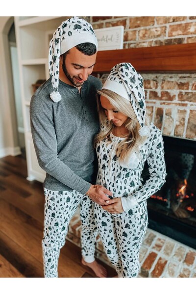 Lovedbaby Womens two piece lounge set, Holiday Edition, Oh Christmas Day , XS-L