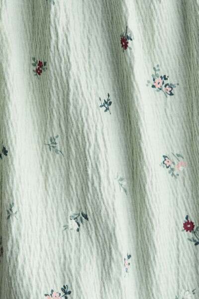 H&M Crinkled cotton dress