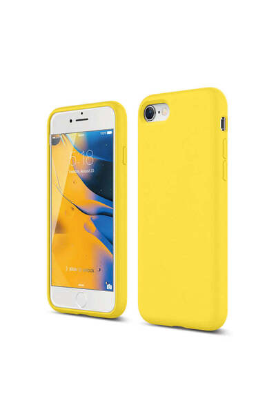 Casey Studios Husa Silicon iPhone 7/8/SE 2/SE 2020/SE 3 2022, cu Microfibra, ...