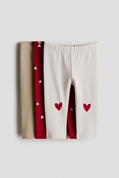 H&M 3-pack cotton jersey leggings