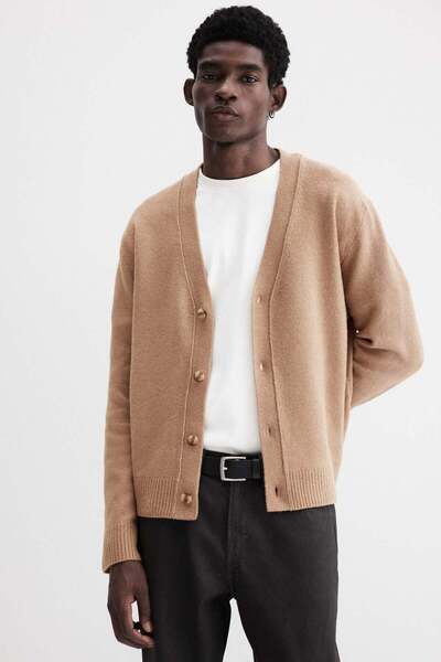 H&M Regular Fit Brushed cardigan