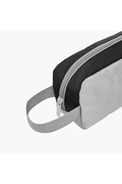 Juniors Applique Detail Pencil Pouch with Zip Closure