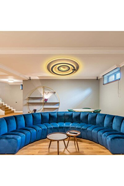 RFAN LED Chandelier, Model 811/5, with Remote Control, 3 Light Types, 200W, White