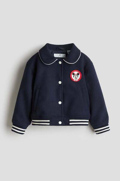 H&M Felted baseball jacket