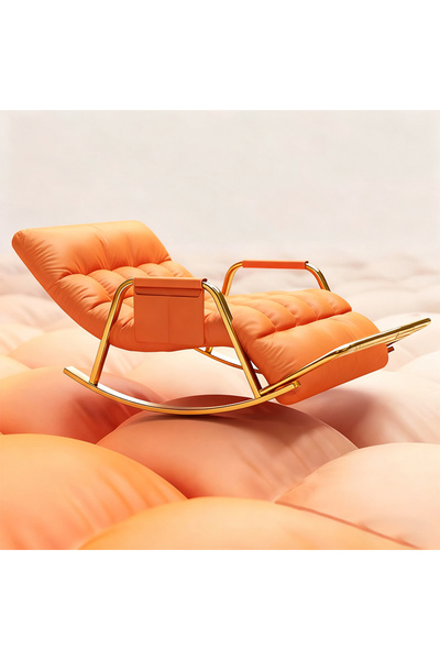 Sumkyle كرسي هزاز منزلق مع جيوب جانبية، صالة عصرية لغرفة النوم والشرفة، تصميم...