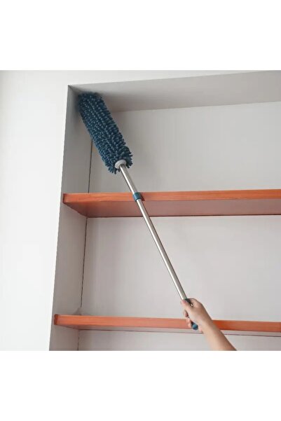 wei inox Dust mop, telescopic handle, iron+plastic, purple, 55-171 cm