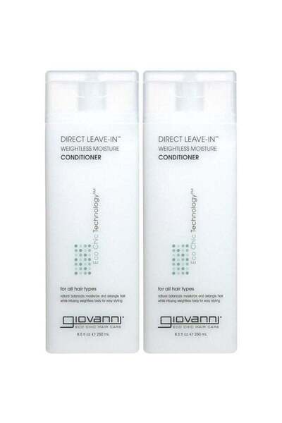 Giovanni Direct Leave-In Conditioner Light Lightweight Moisturizing Hair Two-Piece Set