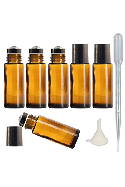 Mevis Line Set of 6 Roll-on Bottles Mevis Line, 5 ml, Amber