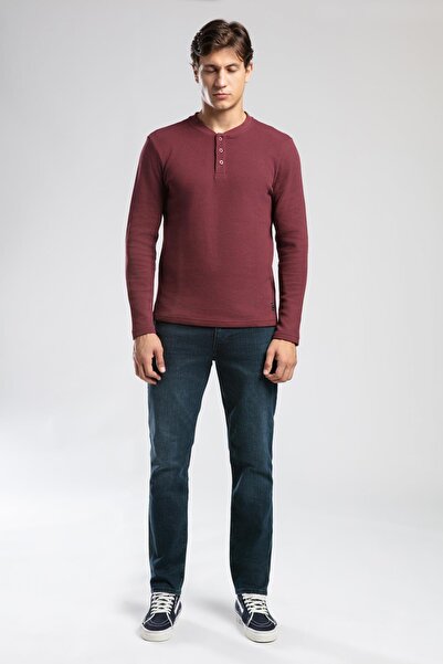 Lee Cooper Jagger Normal Waist Slim Fit Straight Leg Lisa Dark Aqua Green Men's Jeans