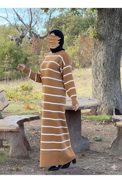 Nissra Ankanoor Striped Knitwear Dress Anka252010