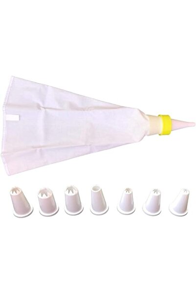 fitto Cake Piping Bag with 8 Decorating Tips - Easy to Use & Store
