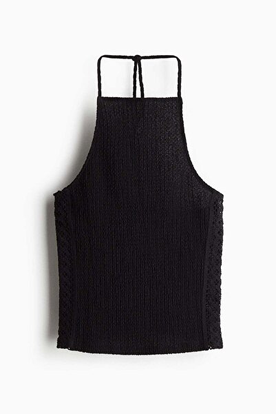 H&M Textured halterneck top