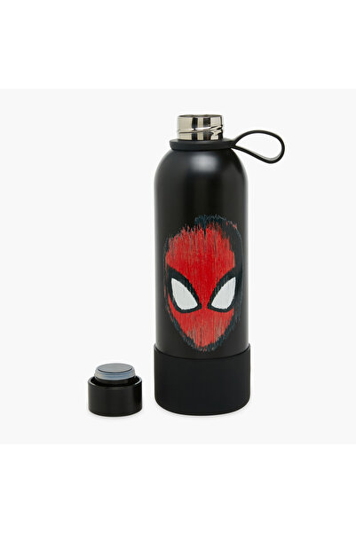 Marvel Spider-Man Print Stainless Steel Water Bottle - 500 ml