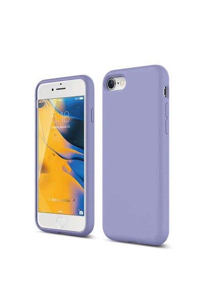 Casey Studios Husa Soft Silicone iPhone 7/8/SE2, Microfibra in Interior, de P...