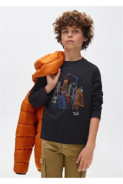 MAYORAL Boy's Long Sleeve Printed T-Shirt 7066