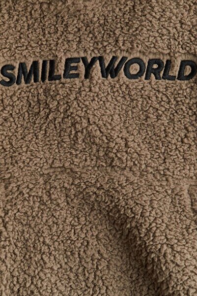 H&M Motif-detail teddy hoodie