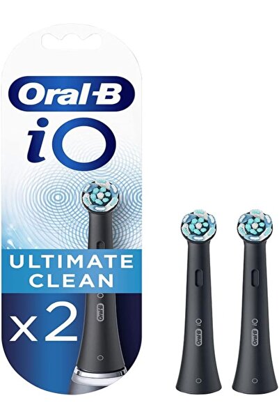 Oral-B iO Series Ultimate Clean Replacement Brush Heads (2 count) - Black