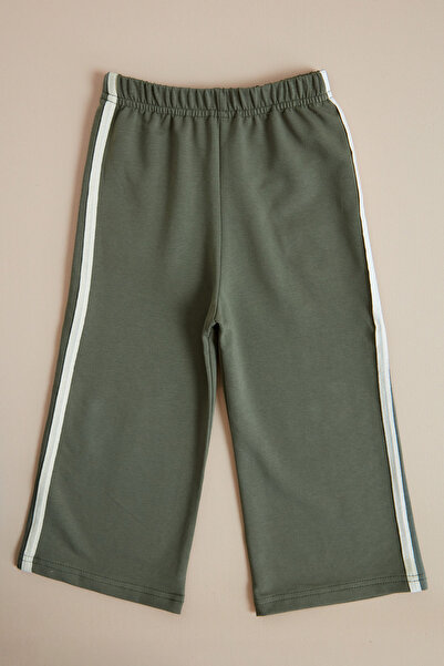 Fulla Moda Ribbon Embroidered Wide Leg Girls' Suit